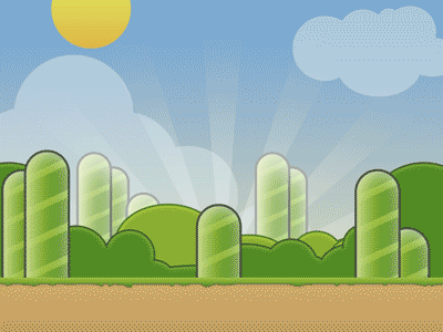 [GIF] Side Scroller (Inspired by Mario) animation cartoon fun game gif illustration mario scroll scroller side video wlebovics