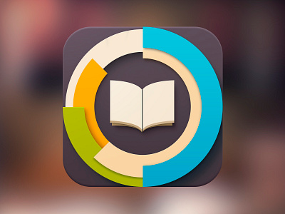 Book Tracker bar blue book green icon ios loader loading progress spinner tracker yellow