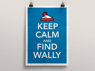 Find Wally find keep calm poster waldo wally