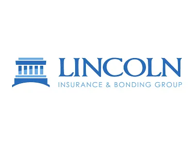 Lincoln Insurance & Bonding Group logo blue blue logo lincoln logo logo design
