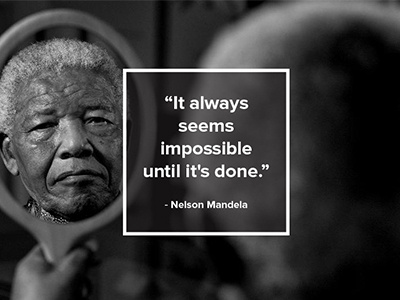 Mandela black bw mandela quote rip white