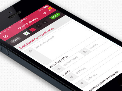 Organize Flash mob create flash funmob ios7 mob step