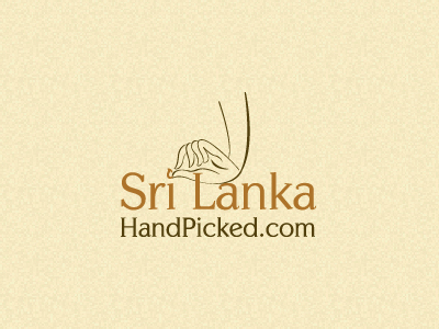 Sri Lanka Hand Picked branding hand illustration logo srilanka travel website