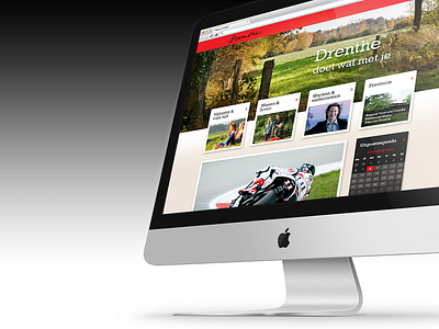 Design Drenthe.nl website design ui ux web website