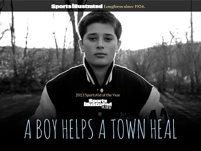 A Boy Helps a Town Heal award emmy kids longform newtown sports