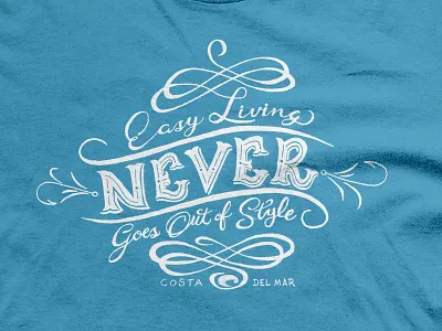 Costa Del Mar Shirt costa del mar design drew wallace fisherman hand drawn hand lettering sailor typography