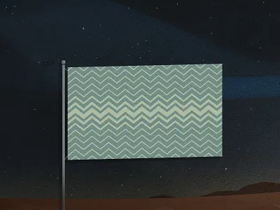 Mercury flags mercury space