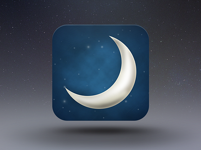 Night Mode App Icon app icon moon night sky sleep stars wlebovics