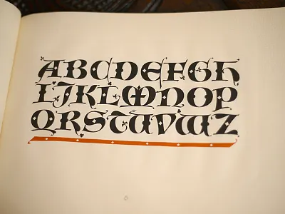 Pen and Graver by Hermann Zapf graver hand lettering inspiration pen zapf