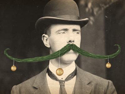Merry Christmas christmas merry moustache