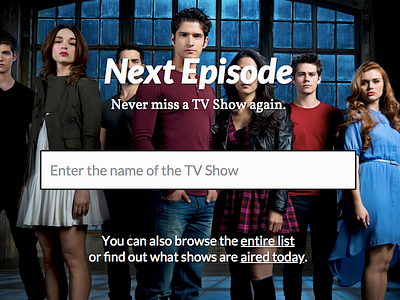 Home Page home page next episode