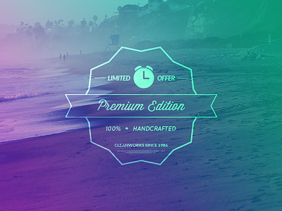 Limited Offer, 100% Handcrafted badge creative label logo minimal photoshop psd retro simple stamp vintage web element