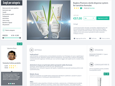 Detail product page design detail ecommerce magenta product page shop website