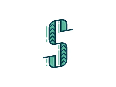 Funny "S" font retro typerface typography vintage wip