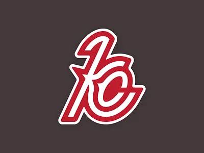 KC - 100 Logos // 100 Days - #26 100 days 100 logos daily kansas city kc logo monogram sticker