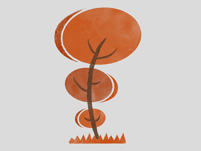 Textured Tree texture tree vector wip