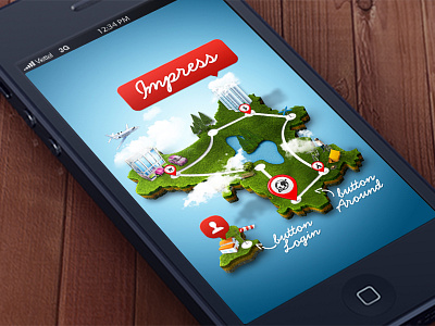 Impress impress ios location app