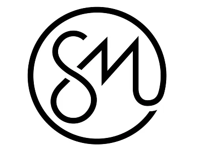 SM Logo branding ci icon logo mark typography