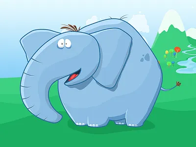 Learny Elephant app elephant ios ipad kids learny