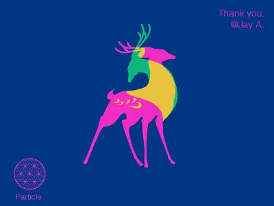 Thanks.Jay A. debut deer dribbble invitation invite