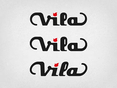 Vila Guitars Logo (more iterations) custom electric guitar headstock inlay iteration logo luthier solidbody