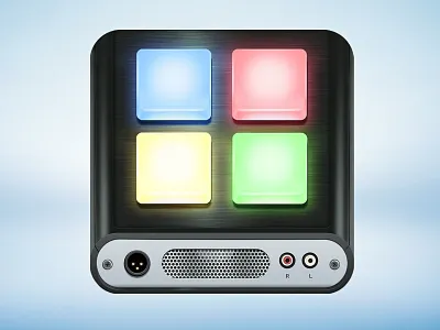 Icon app buttons dj pad ios ui user interface