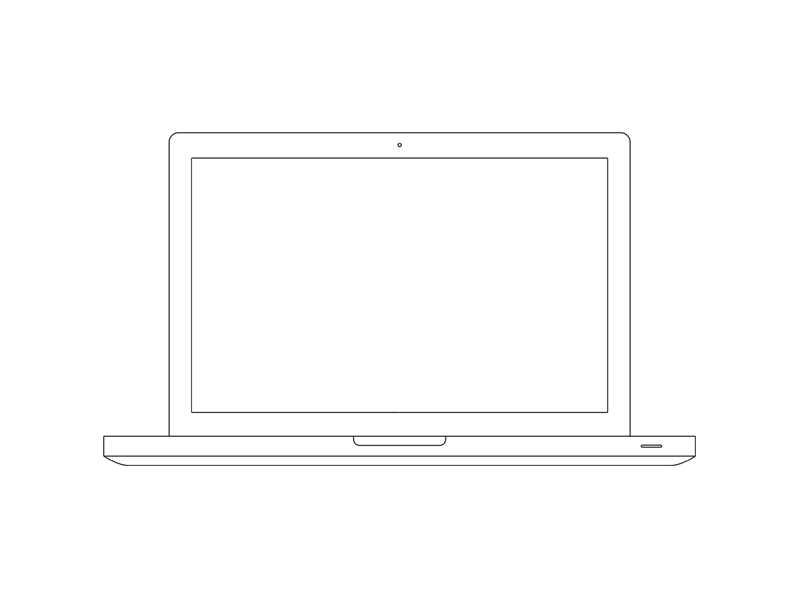 *GIF Macbook Wireframe ae ai linear macbook ps