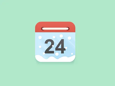 calendar icon calendar christmas clean december flat icon long shadow minimal mobile shadow simple xmas