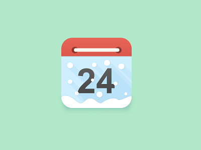 calendar icon calendar christmas clean december flat icon long shadow minimal mobile shadow simple xmas