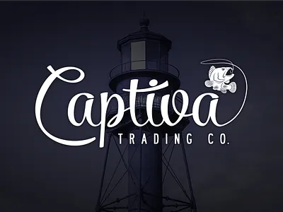 Captiva Trading Co. captiva clothing fish fishing lighthouse logo