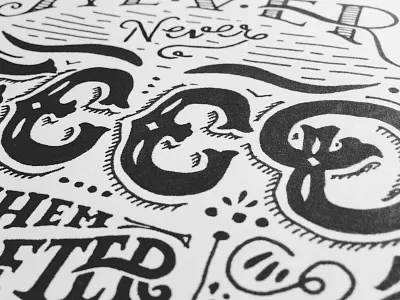 Holly Day Cards - Part Deux / Never Feed Them Sketch cards gremlins hand lettering holiday quote screen print typography