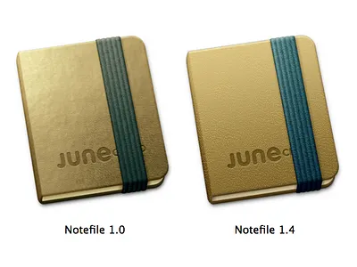Notefile for Mac icon, revised icon mac notefile