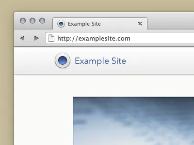Browser Mockup sketch template