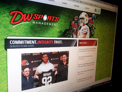 Dw sports management design timi kokol web webdesign