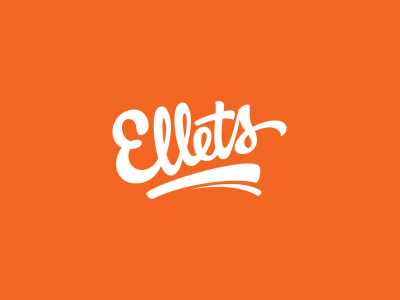 Ellets calligraphy hand lettering lettering logo typography