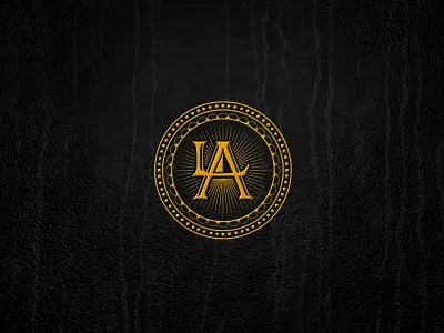 This is not Los Angeles antic engraving la leather letterpress logo typography vintage