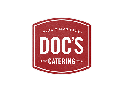 Docs Catering Logo austin bar branding illustration logo restaurant texas type typography