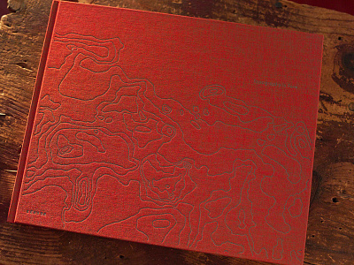 foil stamped book cover book cover contour foil stamp map topography