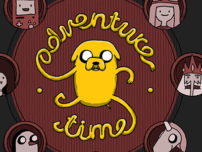 Stretchy Jake adventure time adventuretime contest design illustration jake the dog jakethedog welovefine