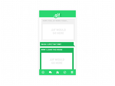 .gift // GIF messaging! app gif messaging