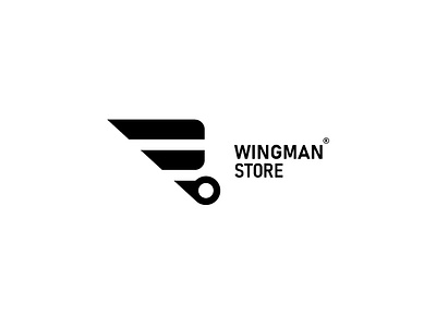 WINGMAN STORE branding design esport logo graphic design illustration logo mascot logo vector