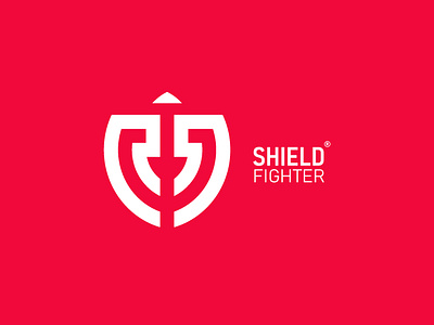 SHIELD FIGHTER branding design esport logo graphic design illustration logo mascot logo shield logo vector