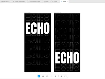 🎥 Bringing Words to Life: ECHO Animation! 3d animation app branding design graphic design illustration logo typography ui ux vector