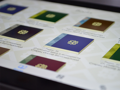 UI elements for Vatopaidi app app books icons interface ipad ui ux vatopaidi