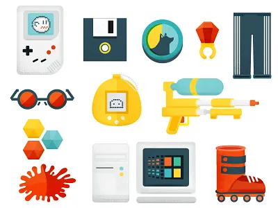 5th GRADE 90s childhood cute illustration nostalgia