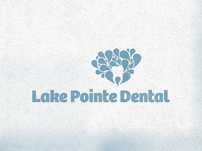 Lake Pointe Dental Logo 1 dental font illustration logo negative space typography