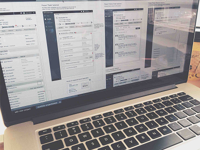 Detailed Wireframes balsamiq ia interaction design ixd macbook photo ux wireframes