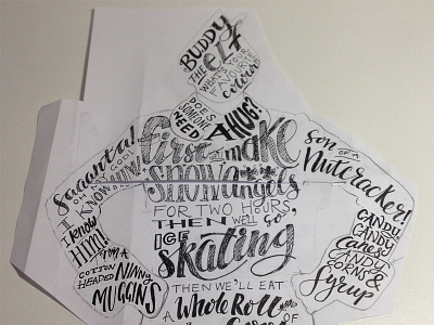 Elf elf hand lettering handlettering lettering