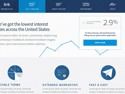 Home Page Layout Final blue dark blue finance graph layout light blue ui web web design website widget