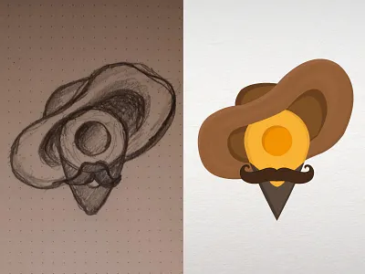 Rubens pointer hat map pointer moustache painter rubens vector